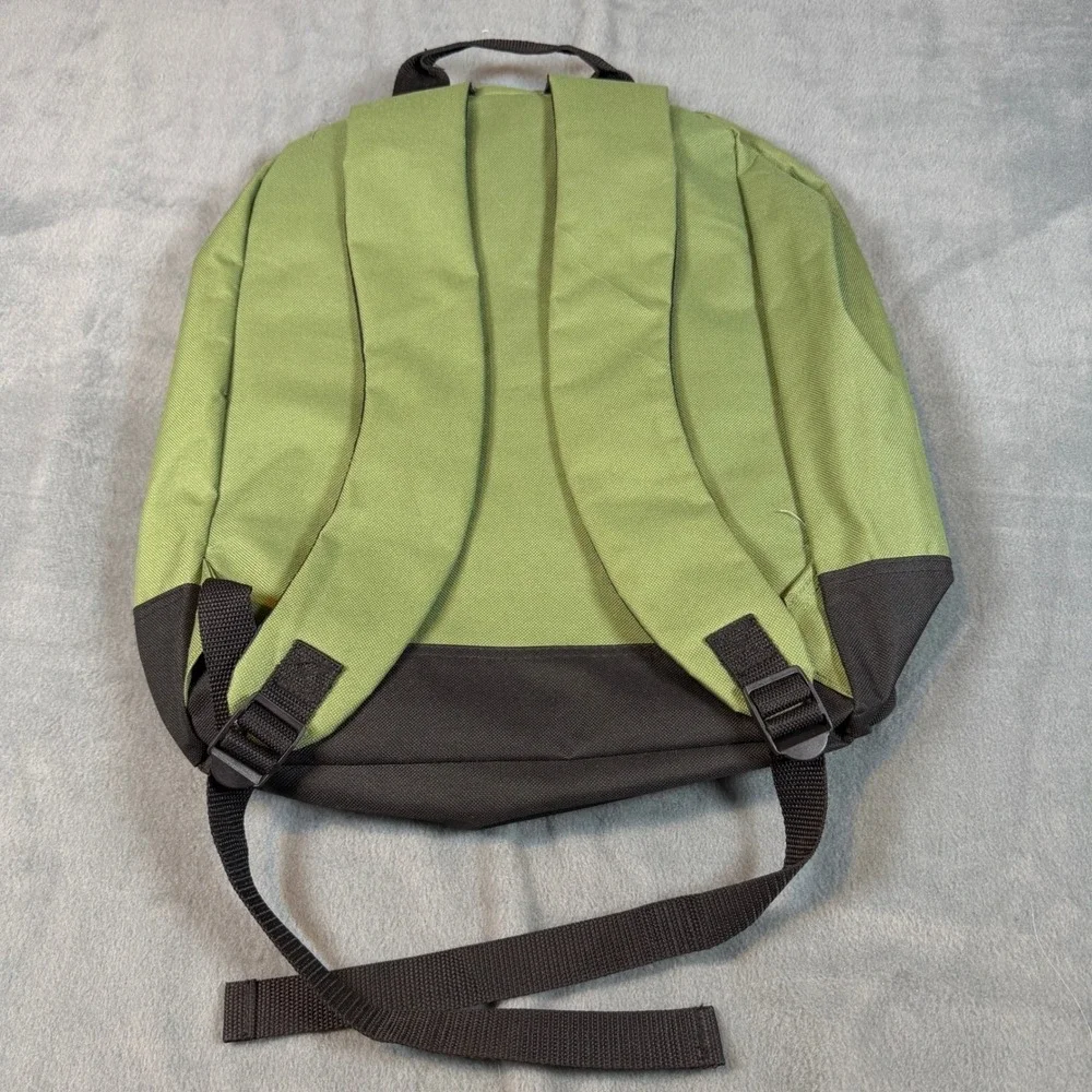 Sierra Club Backpack Olive Green Black Canvas Daypack Hiking Commuter Bag